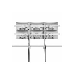 STARTECH.COM SIX-MONITOR DESK MOUNT, UP TO 32", UP TO 8KG , HORIZONTAL, H/ADJ, VES, SILVER