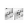 STARTECH.COM SIX-MONITOR DESK MOUNT, UP TO 32", UP TO 8KG , HORIZONTAL, H/ADJ, VES, SILVER