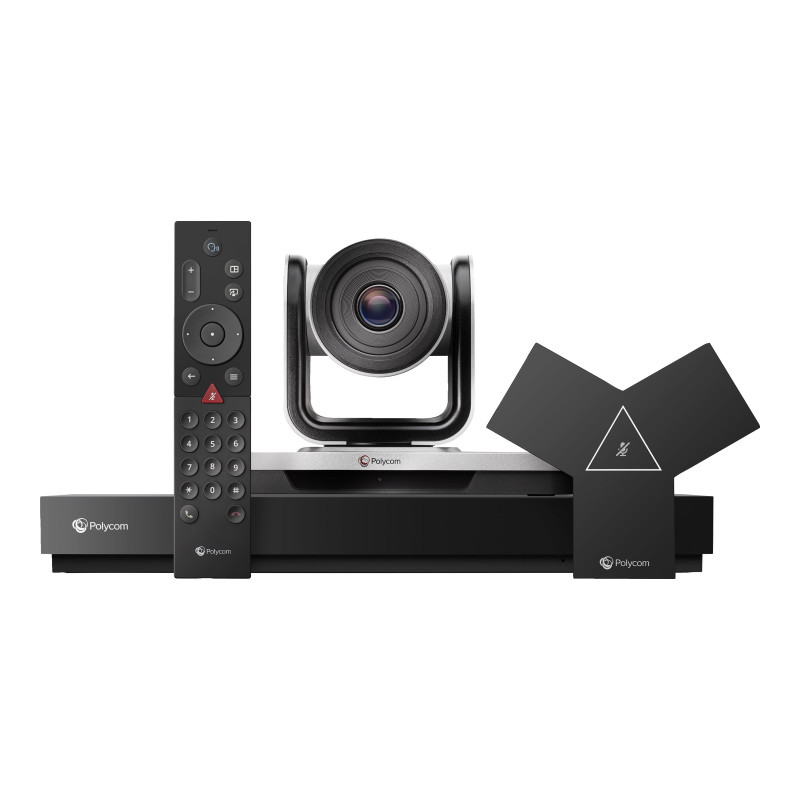 HP POLY G7500 4K CODEC, VIDEO CONFERENCING SYSTEM W/ EAGLE- EYE-IV 12X CAM, IP MIC, REMOTE