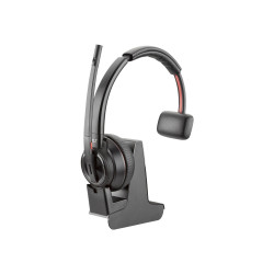 HP POLY SAVI S8210 OTH WIRELESS UC MONO DECT HEADSET,D200 DONGLE,PC, USB-A