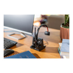 HP POLY SAVI S8210 OTH WIRELESS UC MONO DECT HEADSET,D200 DONGLE,PC, USB-A