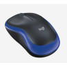 LOGITECH M185 WIRELESS MOUSE -BLUE, 2.4GHZ USB RECEIVER, PLU