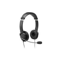 KENSINGTON K97603WW HI-FI NOISE CANCELLING HEADPHONE WITH MIC, 6FT CABLE, 2YR