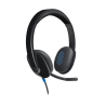 LOGITECH H540 WIRED USB STEREOHEADSET, NOISE CANCELLING MIC