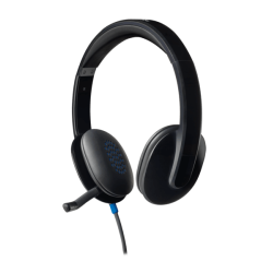 LOGITECH H540 WIRED USB STEREOHEADSET, NOISE CANCELLING MIC