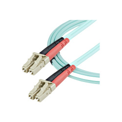 STARTECH.COM 1M LC FIBER OPTIC CABLE ,10GB, MM DUPLEX 50 /125 - LSZH, LTW (AQUA)