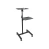 STARTECH.COM MOBILE PROJECTOR AND LAPTOP STAND/CART W/LOCKABLE WHEELS, 5 YR