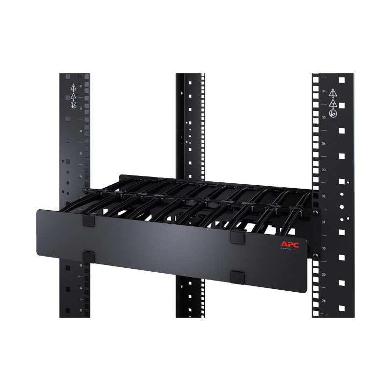 APC (AR8606) 2U HORIZONTAL CABLE MANAGER, 6" FINGERS TOP AND BOTTOM
