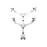 STARTECH.COM QUAD MONITOR DESK MOUNT <30", <10KG, FULL MOTION, H/ADJ, VESA, SILVER, 10YR