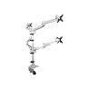STARTECH.COM QUAD MONITOR DESK MOUNT <30", <10KG, FULL MOTION, H/ADJ, VESA, SILVER, 10YR