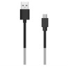 STRIKE SAMSUNG 1M USB 2.0 MALE TO TYPE-C MALE CABLE, BLACK