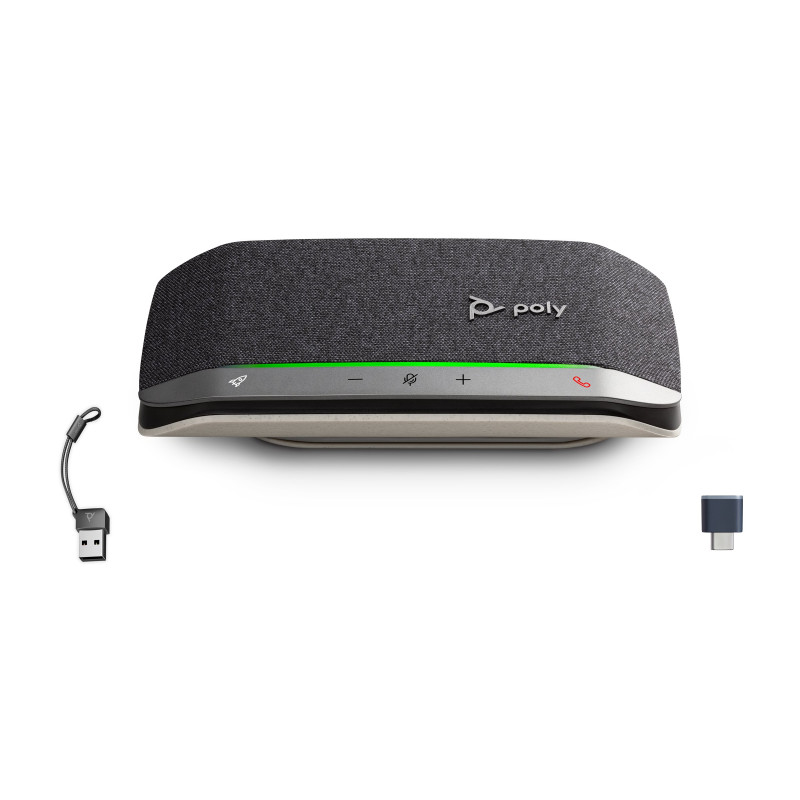 HP POLY SYNC 20+ UC SMART SPEAKERPHONE,BLUETOOTH + USB-C BT700 USB-C DONGLE+ USB-A ADAP