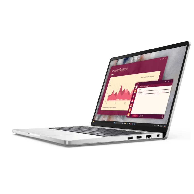 DELL PRO14 NOTEBOOK, 14" FHD+ IR, U7-255U, 32GB, 512GB, WL, W11P(AI), SILVER, 3YOS