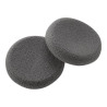 PLANTRONICS SPARE EAR CUSHION (QTY 2), FOAM, BLACK - PRACTICA/SUPRA/ENCORE - SOH ONLY