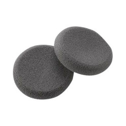 PLANTRONICS SPARE EAR CUSHION (QTY 2), FOAM, BLACK - PRACTICA/SUPRA/ENCORE - SOH ONLY