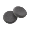 PLANTRONICS SPARE EAR CUSHION (QTY 2), FOAM, BLACK - PRACTICA/SUPRA/ENCORE - SOH ONLY