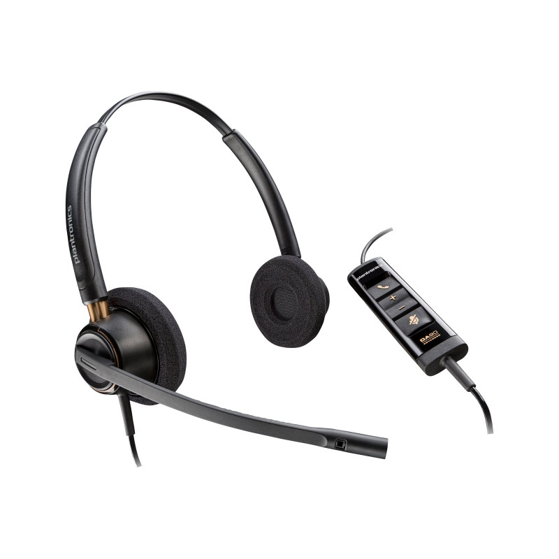 HP POLY ENCOREPRO EP320 STEREO CORDED HEADSET USB-A (EOL, SOH ONLY, NO BACKORDERS)
