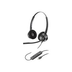 HP POLY ENCOREPRO EP320 STEREO CORDED HEADSET USB-A (EOL, SOH ONLY, NO BACKORDERS)