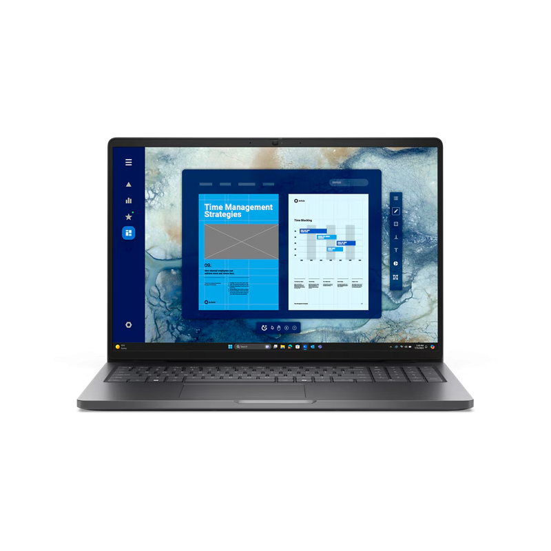 DELL PRO16 NOTEBOOK, 16" FHD+, CORE 5-120U, 8GB, 256GB, WL, W11P, 1YOS