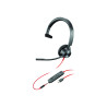 HP POLY BLACKWIRE 3315 MS , MONO CORDED HEADSET USB-C