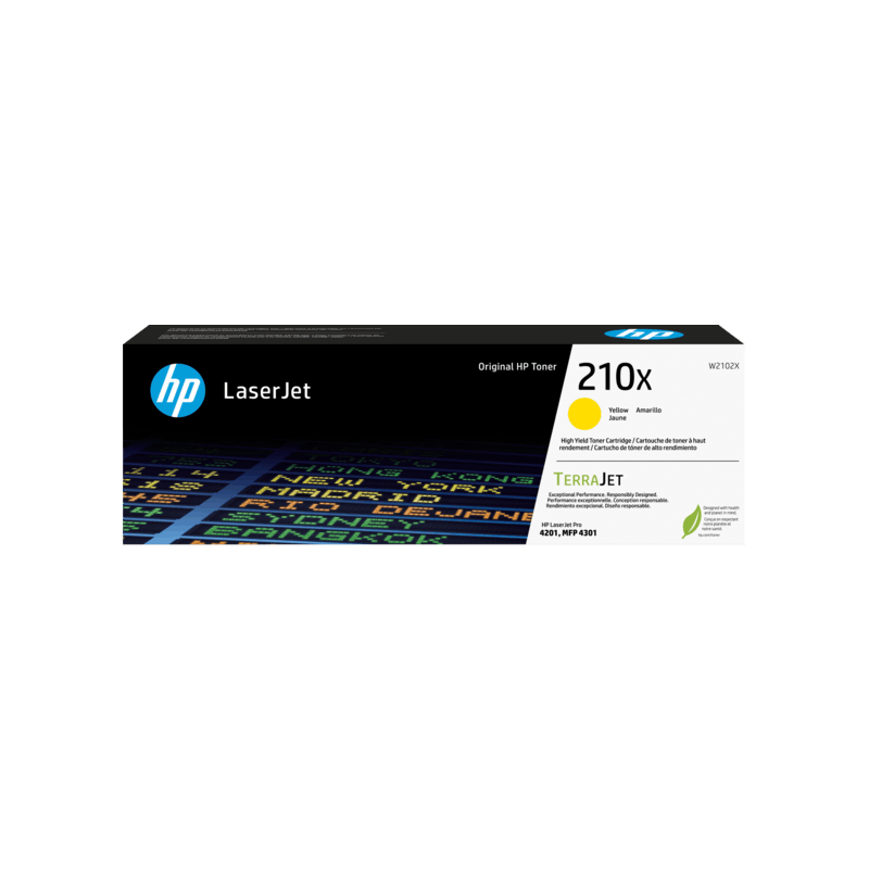 HP 210X YELLOW TONER HIGH YIELD - APPROX 5.5K PAGES - 4201,4301 MODELS