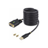 STARTECH.COM 10FT (3M) USB TO NULL MODEM SERIAL ADAPTER CABLE, INTERCHANGEABLE DB9 SCREWS/