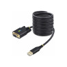 STARTECH.COM 10FT (3M) USB TO NULL MODEM SERIAL ADAPTER CABLE, INTERCHANGEABLE DB9 SCREWS/