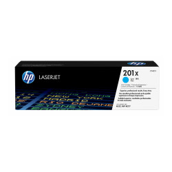 HP 201X CYAN TONER - HIGH YIELD - APPROX 5K PAGES - M252, M277 COMPATIBLE