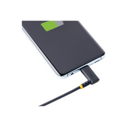 STARTECH.COM 6IN (15CM) USB-A TO USB-C FAST CHARGING CABLE, RUGGED, RIGHT-ANGLED, CHARGE &