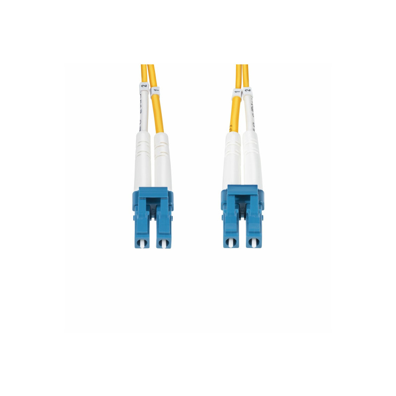 STARTECH 2M (6.6FT) LC TO LC (UPC) OS2 SINGLE MODE DUPLEX FIBER OPTIC CABLE, 9/125M, 100G