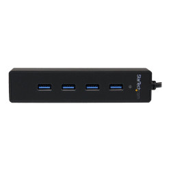 STARTECH 4 PORT PORTABLE SUPERSPEED USB 3.0 HUB WITH BUILT-IN CABLE 2YR