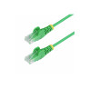 STARTECH.COM.com 50cm Green Slim CAT6 Ethernet Cable, Snagless, 28AWG, LSZH, LTW