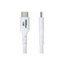 STARTECH USB A TO C CABLE M M 3M USB 2 0 WHITE 15W