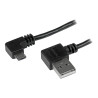 STARTECH 1M MICRO USB2.0 A TO MICRO USB2.0 B CABLE, M/M, RIGHT ANGLE, LTW