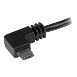 STARTECH 1M MICRO USB2.0 A TO MICRO USB2.0 B CABLE, M/M, RIGHT ANGLE, LTW
