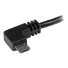 STARTECH 1M MICRO USB2.0 A TO MICRO USB2.0 B CABLE, M/M, RIGHT ANGLE, LTW