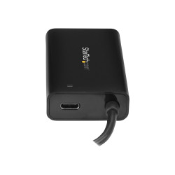 STARTECH USB-C TO GbE ADAPTER, TB3 COMPATIBLE, USB-C PD, BLACK, 2YR