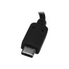 STARTECH USB-C TO GbE ADAPTER, TB3 COMPATIBLE, USB-C PD, BLACK, 2YR