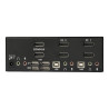 STARTECH 2 PORT DUAL DISPLAYPORT KVM SWITCH, USB, AUDIO, HOTKEY, NO CABLE, 3YR