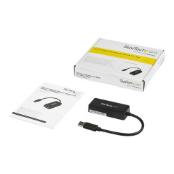 STARTECH USB 3.0 TO GbE NIC NETWORK ADAPTER W/USB PORT 2YR