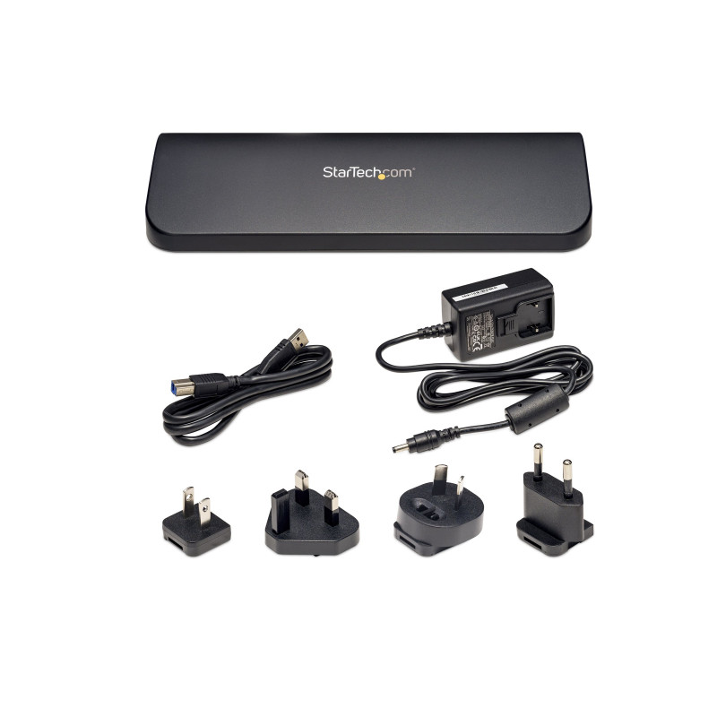STARTECH USB 3.0 DOCK, DUAL DISPLAY, HDMI, DVI, VGA, USB(3), RJ45, 3YR