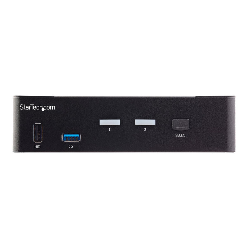 STARTECH 2 PORT SINGLE HDMI KVM SWITCH, 4K(60Hz), USB, AUDIO, 2YR WTY