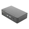 STARTECH 2 PORT SINGLE HDMI KVM SWITCH, 4K(60Hz), USB, AUDIO, 2YR WTY