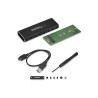 STARTECH M.2 SSD ENCLOSURE FOR M.2 SATA SSD, USB 3.0, USB TO MICRO-B CABLE, 2YR