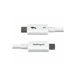 STARTECH 1.5FT (50CM) THUNDERBOLT 5 CABLE, 80GBPS, CERTIFIED - WHITE, LTW