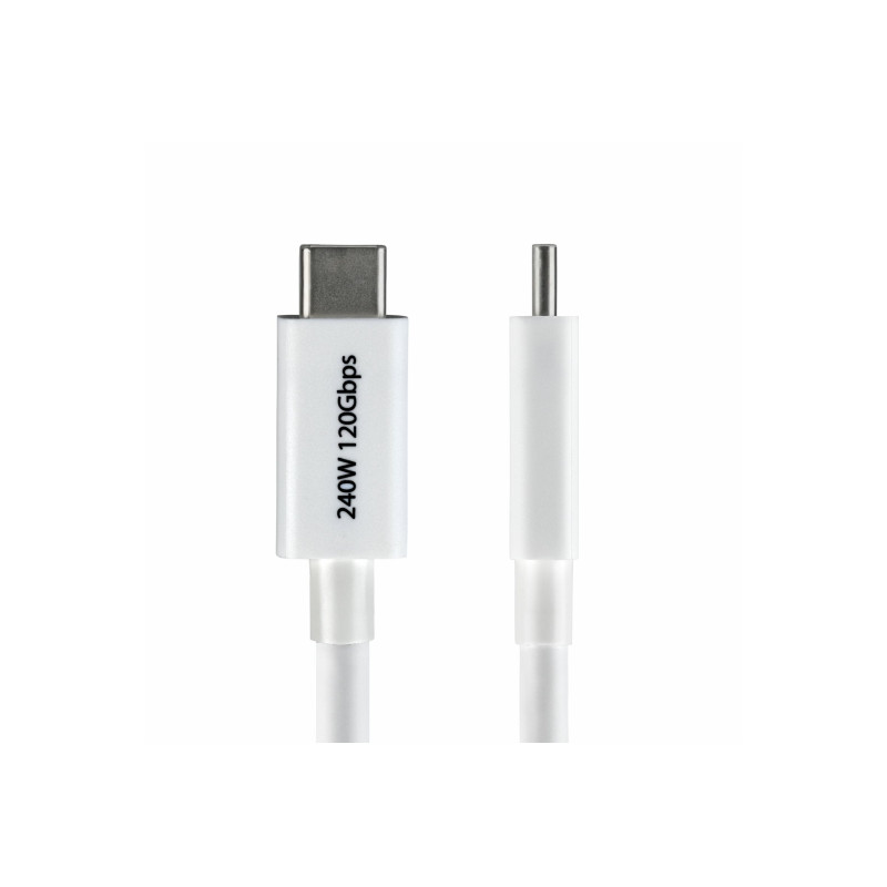 STARTECH 2.6FT (80CM) THUNDERBOLT 5 CABLE, 80GBPS, CERTIFIED - WHITE, LTW