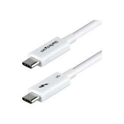 STARTECH 2.6FT (80CM) THUNDERBOLT 5 CABLE, 80GBPS, CERTIFIED - WHITE, LTW