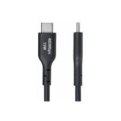 STARTECH 6IN (15CM) USB-A TO USB-C CHARGING CABLE, CHARGER CORD, LTW