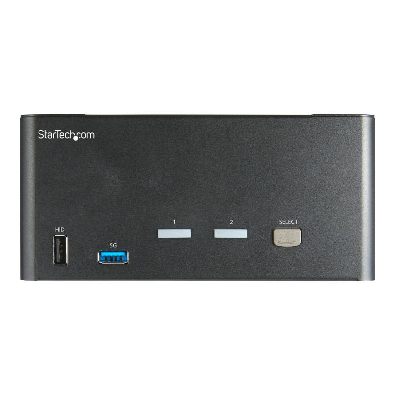 STARTECH TRIPLE MONITOR DISPLAYPORT KVM SWITCH, USB(2), 4K, 2YR