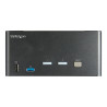 STARTECH TRIPLE MONITOR DISPLAYPORT KVM SWITCH, USB(2), 4K, 2YR